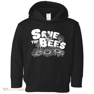 Save The Bees Floral Toddler Hoodie