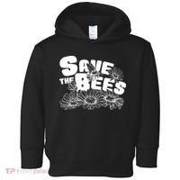 Save The Bees Floral Toddler Hoodie thumb 0