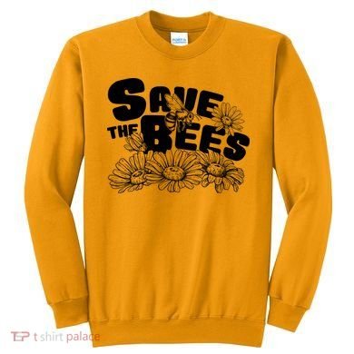 Save The Bees Floral Sweatshirt