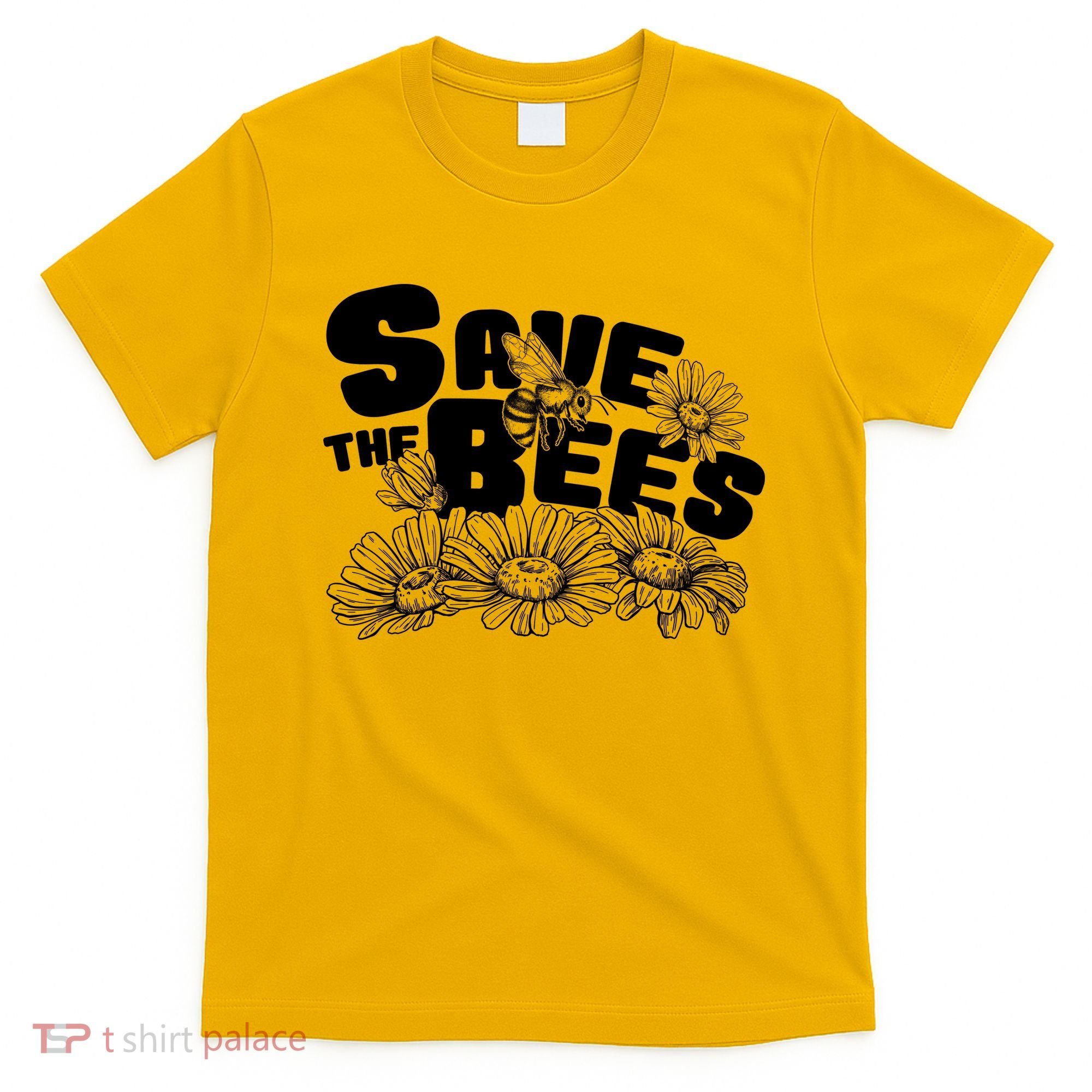 Save The Bees Floral T-Shirt