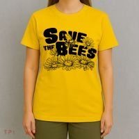 Save The Bees Floral T-Shirt thumb 4