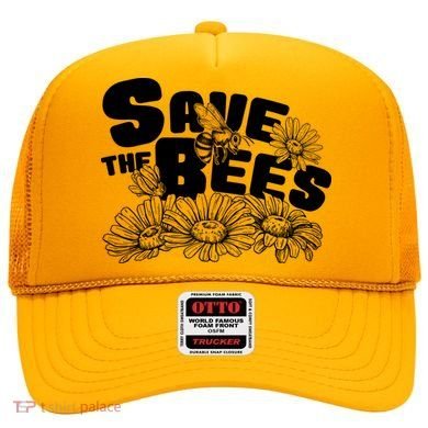 Save The Bees Floral Hat