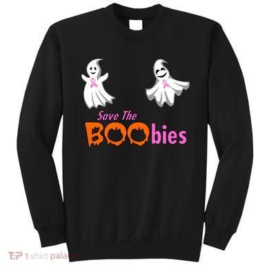 Save The Boobies Halloween Ghost Sweatshirt