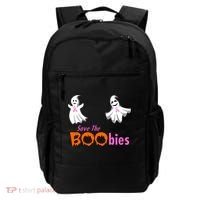 Save The Boobies Halloween Ghost Backpack thumb 0