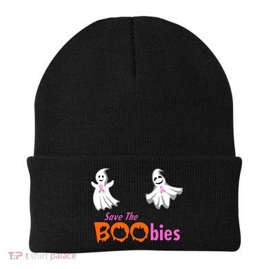 Save The Boobies Halloween Ghost Beanie