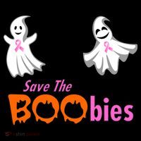 Save The Boobies Halloween Ghost Women's Tank Top thumb 5