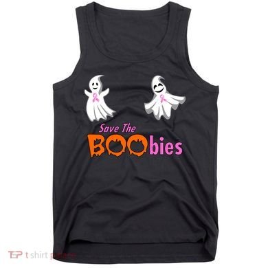 Save The Boobies Halloween Ghost Tank Top
