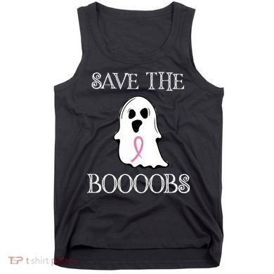 Save The Boooobs Breast Cancer Halloween Ghost Tank Top