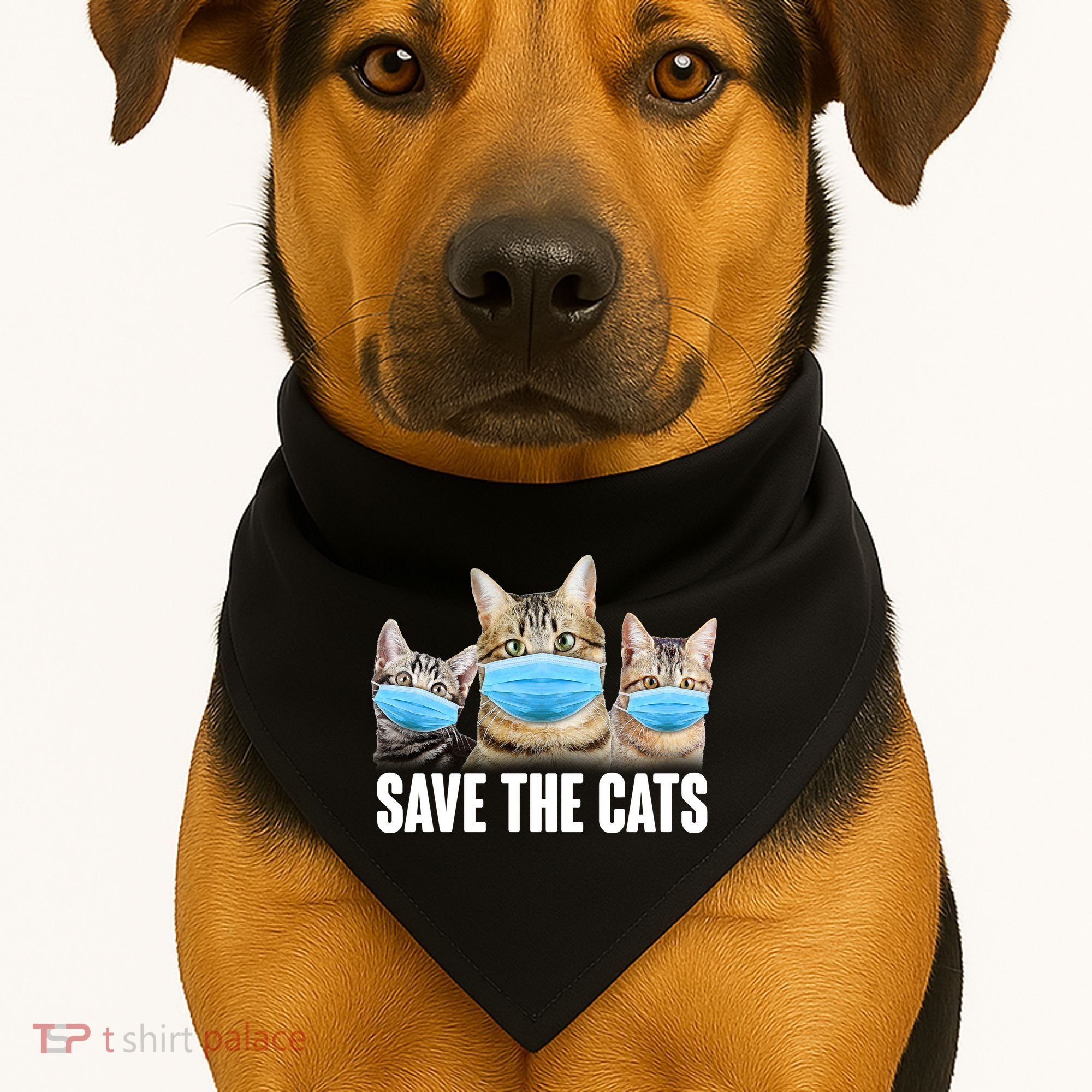 Save The Cats Face Mask Pandemic USA-Made Doggie Bandana