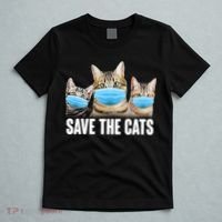Save The Cats Face Mask Pandemic T-Shirt thumb 5