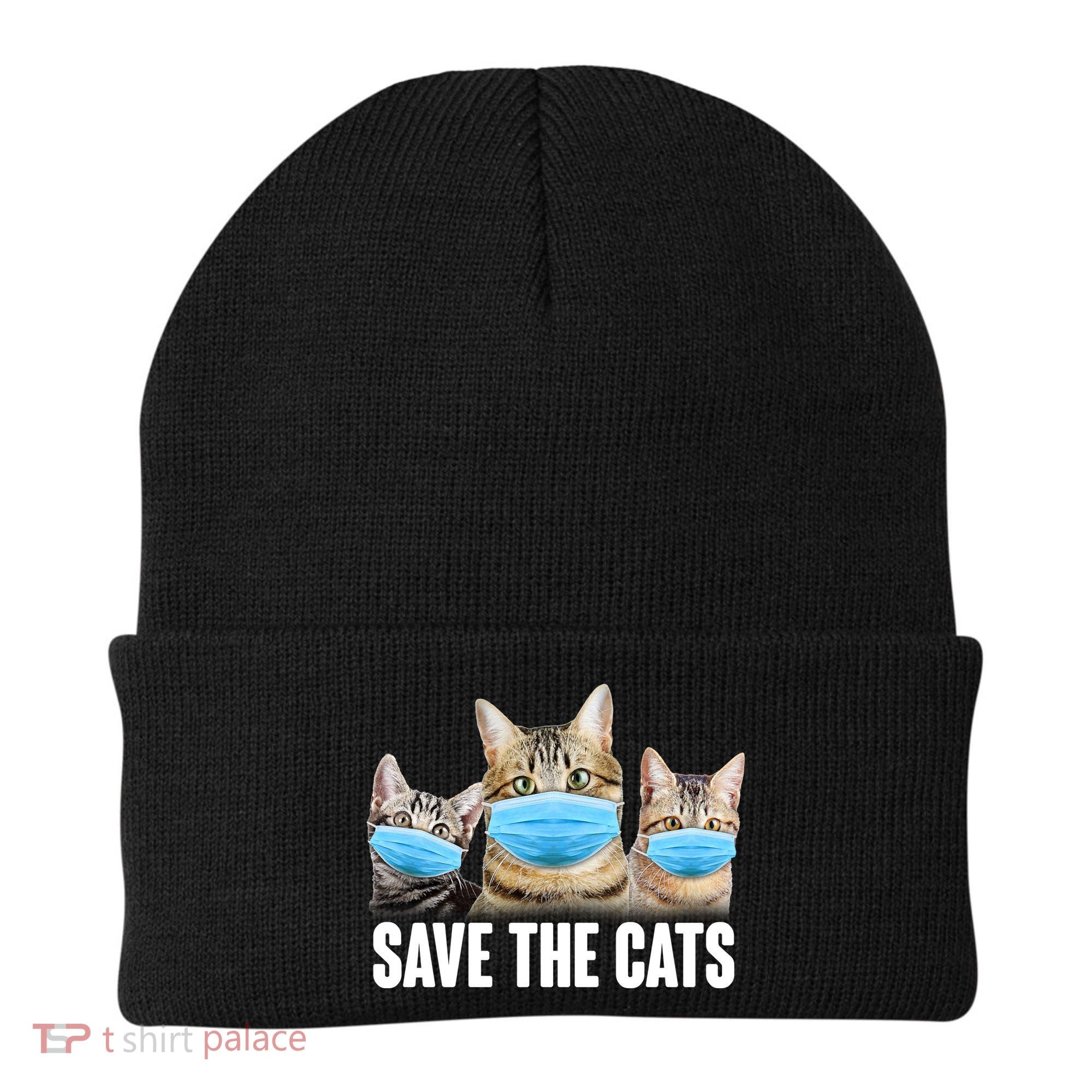 Save The Cats Face Mask Pandemic Beanie