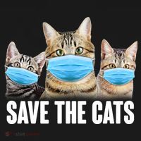 Save The Cats Face Mask Pandemic Mousepad thumb 1