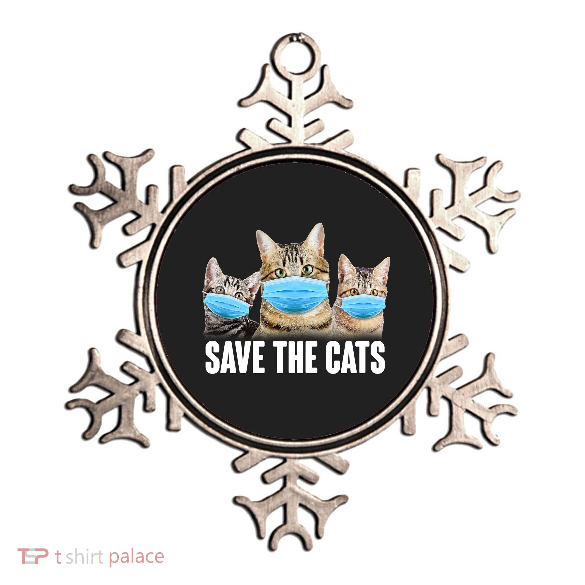Save The Cats Face Mask Pandemic Ornament