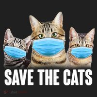 Save The Cats Face Mask Pandemic Hat thumb 2