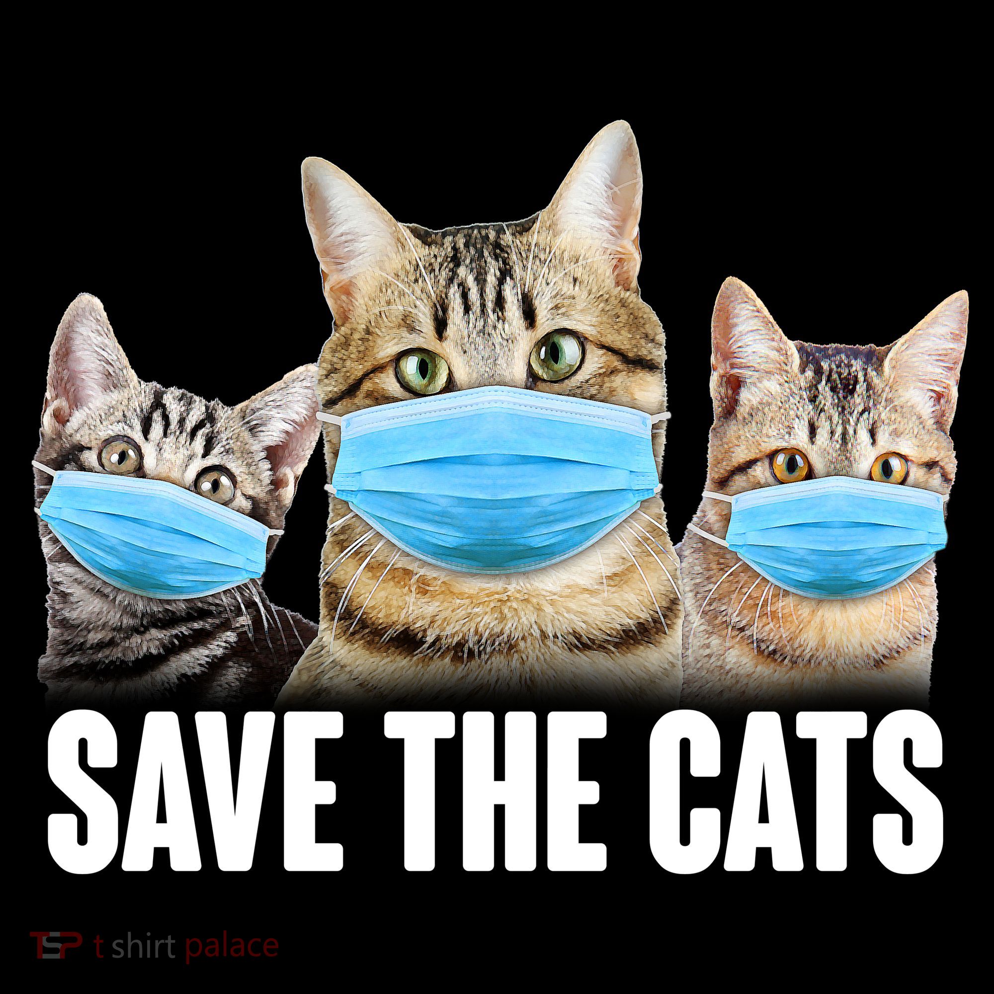Save The Cats Face Mask Pandemic Tank Top