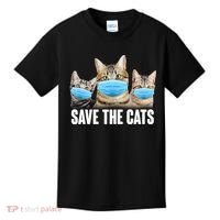 Save The Cats Face Mask Pandemic Kids T-Shirt thumb 0