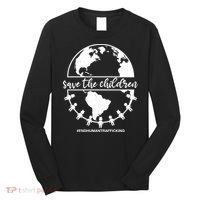 Save The Children End Human Trafficking Long Sleeve Shirt thumb 0