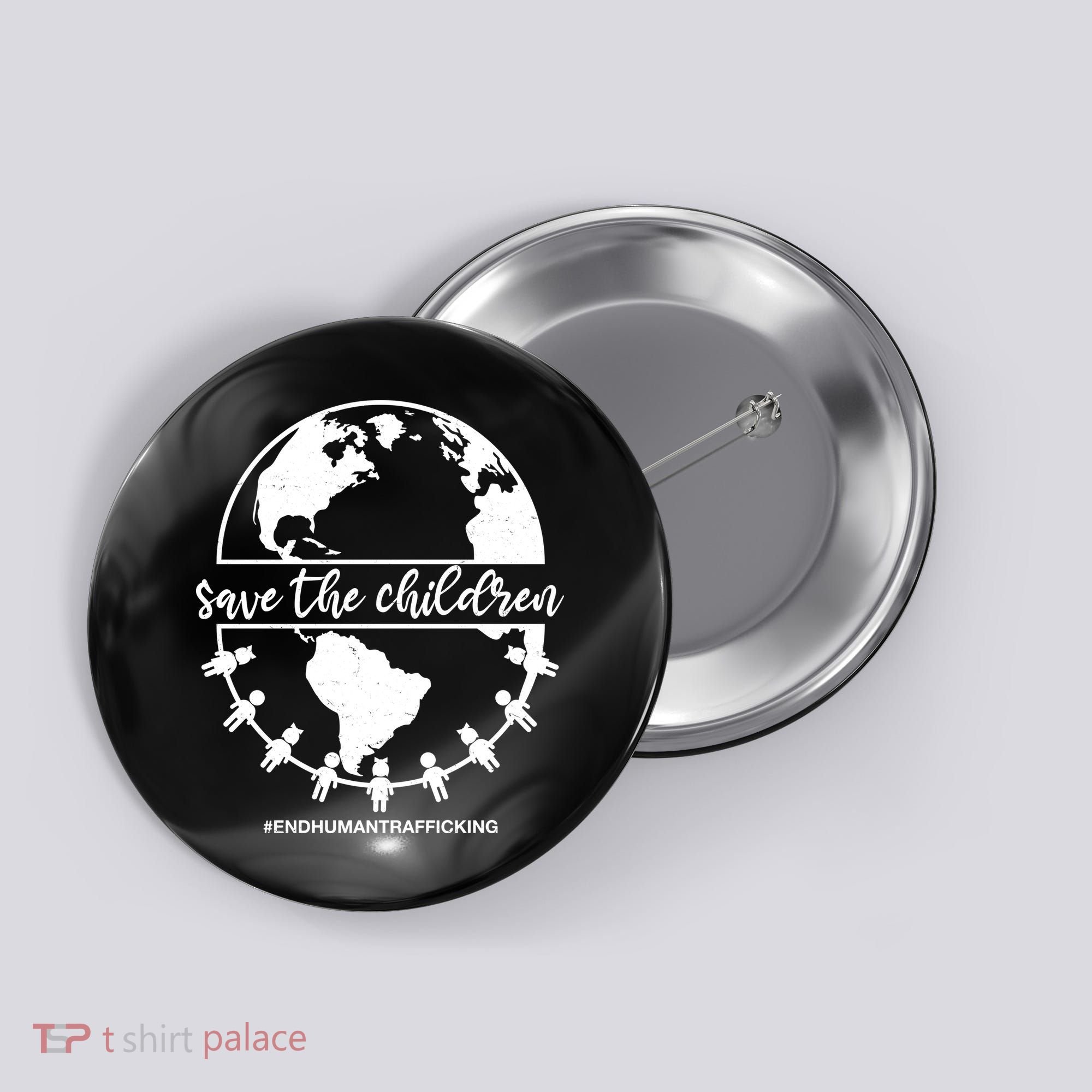 Save The Children End Human Trafficking Button