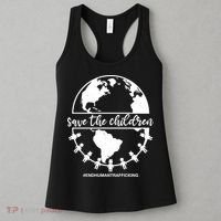 Save The Children End Human Trafficking Women's Tank Top thumb 3