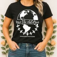 Save The Children End Human Trafficking Women's T-Shirt thumb 2