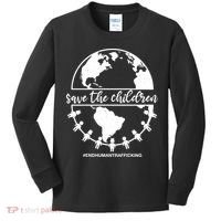 Save The Children End Human Trafficking Kids Long Sleeve Shirt thumb 0