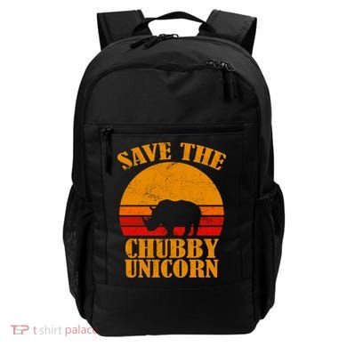 Save The Chubby Unicorn Distressed Sun Backpack