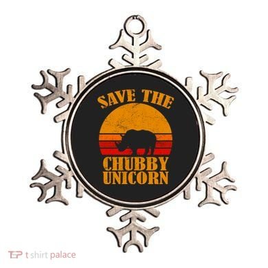Save The Chubby Unicorn Distressed Sun Ornament