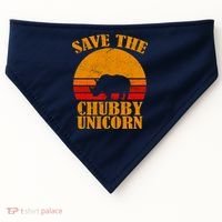 Save The Chubby Unicorn Distressed Sun USA-Made Doggie Bandana thumb 0