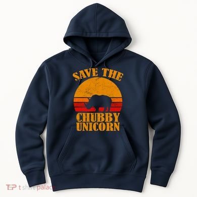 Save The Chubby Unicorn Distressed Sun Hoodie