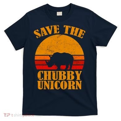 Save The Chubby Unicorn Distressed Sun T-Shirt