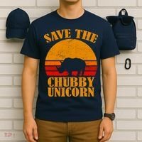 Save The Chubby Unicorn Distressed Sun T-Shirt thumb 6
