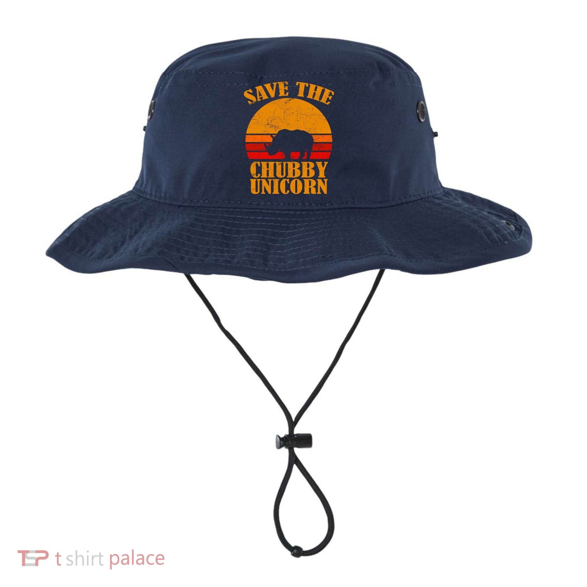 Save The Chubby Unicorn Distressed Sun Bucket Hat