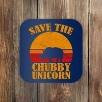 Save The Chubby Unicorn Distressed Sun Coaster thumb 0
