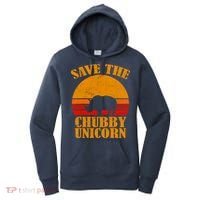 Save The Chubby Unicorn Distressed Sun Women's Hoodie thumb 0
