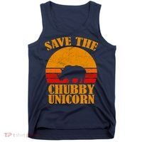 Save The Chubby Unicorn Distressed Sun Tank Top thumb 0