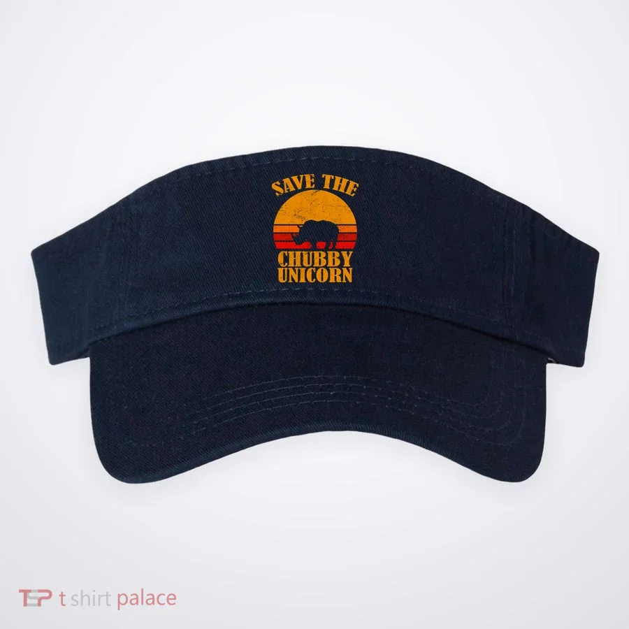 Save The Chubby Unicorn Distressed Sun Visor