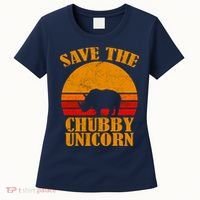 Save The Chubby Unicorn Distressed Sun Women's T-Shirt thumb 0