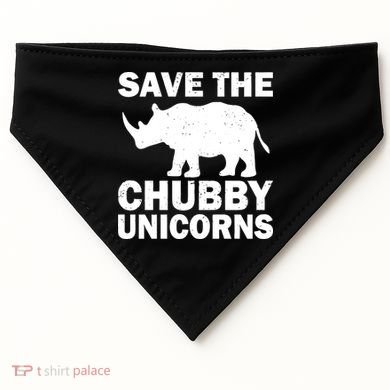 Save The Chubby Unicorns USA-Made Doggie Bandana