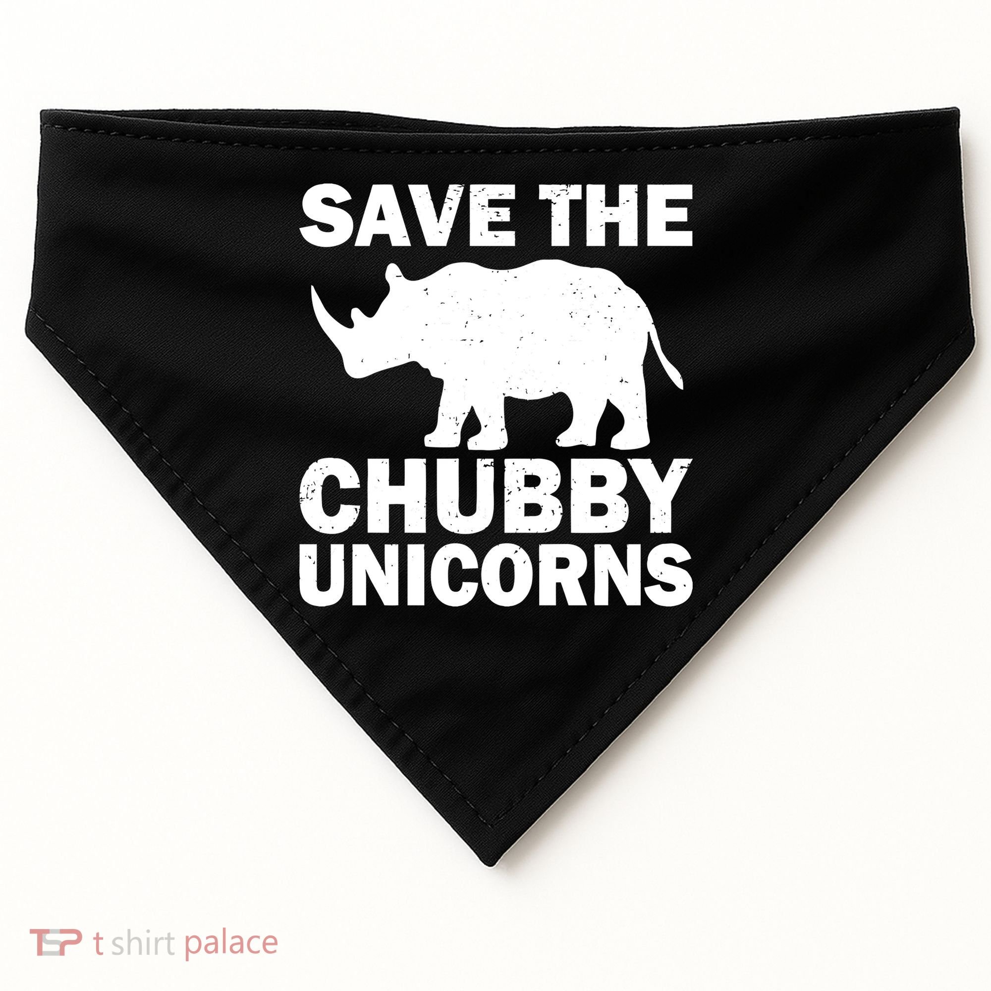 Save The Chubby Unicorns USA-Made Doggie Bandana