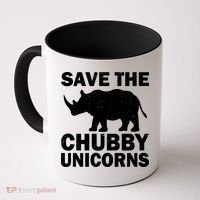 Save The Chubby Unicorns Coffee Mug thumb 0