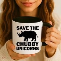Save The Chubby Unicorns Coffee Mug thumb 3