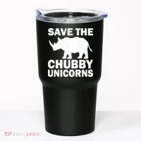 Save The Chubby Unicorns Tumbler thumb 0