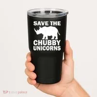 Save The Chubby Unicorns Tumbler thumb 2