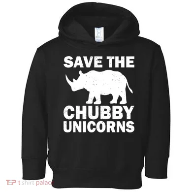 Save The Chubby Unicorns Toddler Hoodie