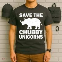Save The Chubby Unicorns T-Shirt thumb 6