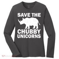 Save The Chubby Unicorns Women's Long Sleeve Shirt thumb 0