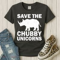 Save The Chubby Unicorns Women's T-Shirt thumb 3