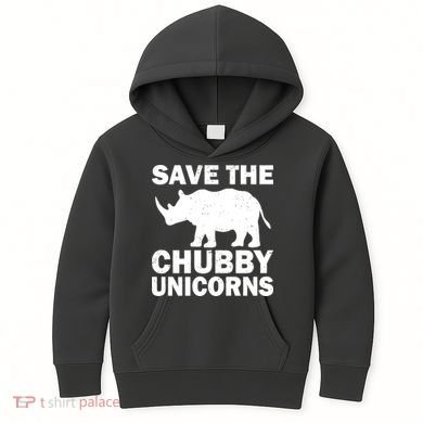 Save The Chubby Unicorns Kids Hoodie
