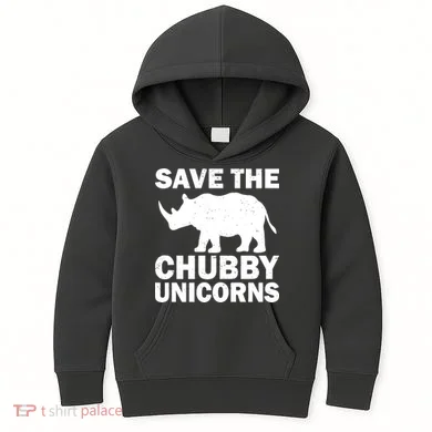 Save The Chubby Unicorns Kids Hoodie