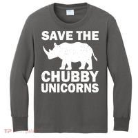 Save The Chubby Unicorns Kids Long Sleeve Shirt thumb 0